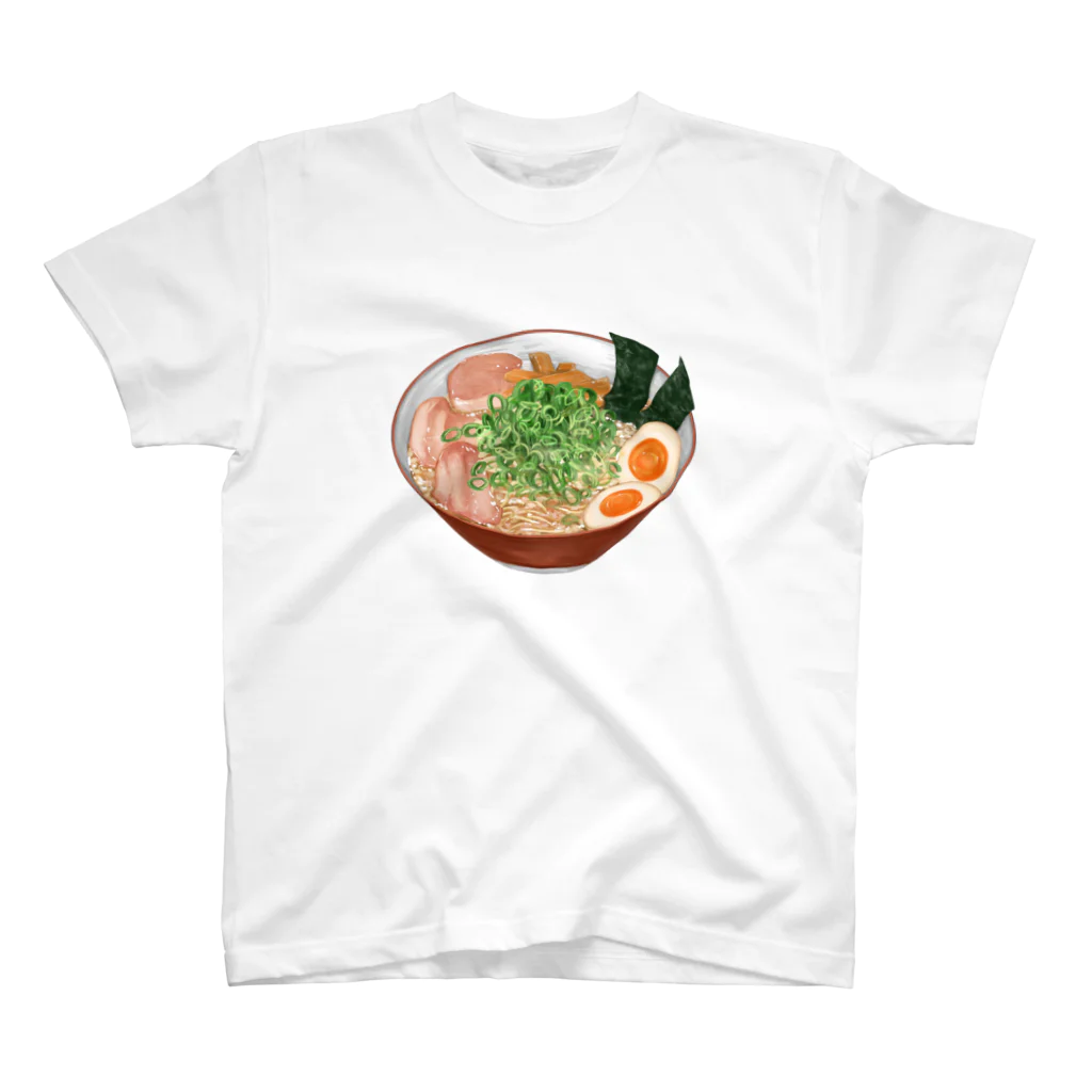 もよよのイラストショップの具だくさんラーメン スタンダードTシャツ