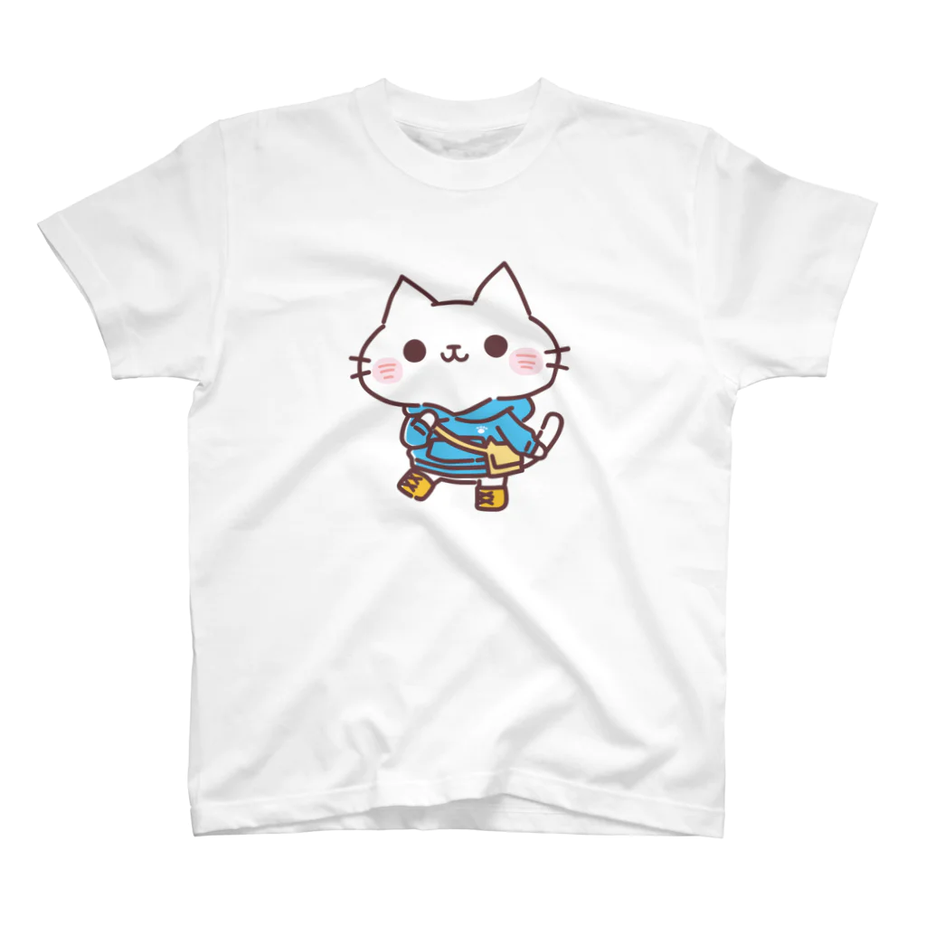 つくし日和のお散歩にゃーくん スタンダードTシャツ