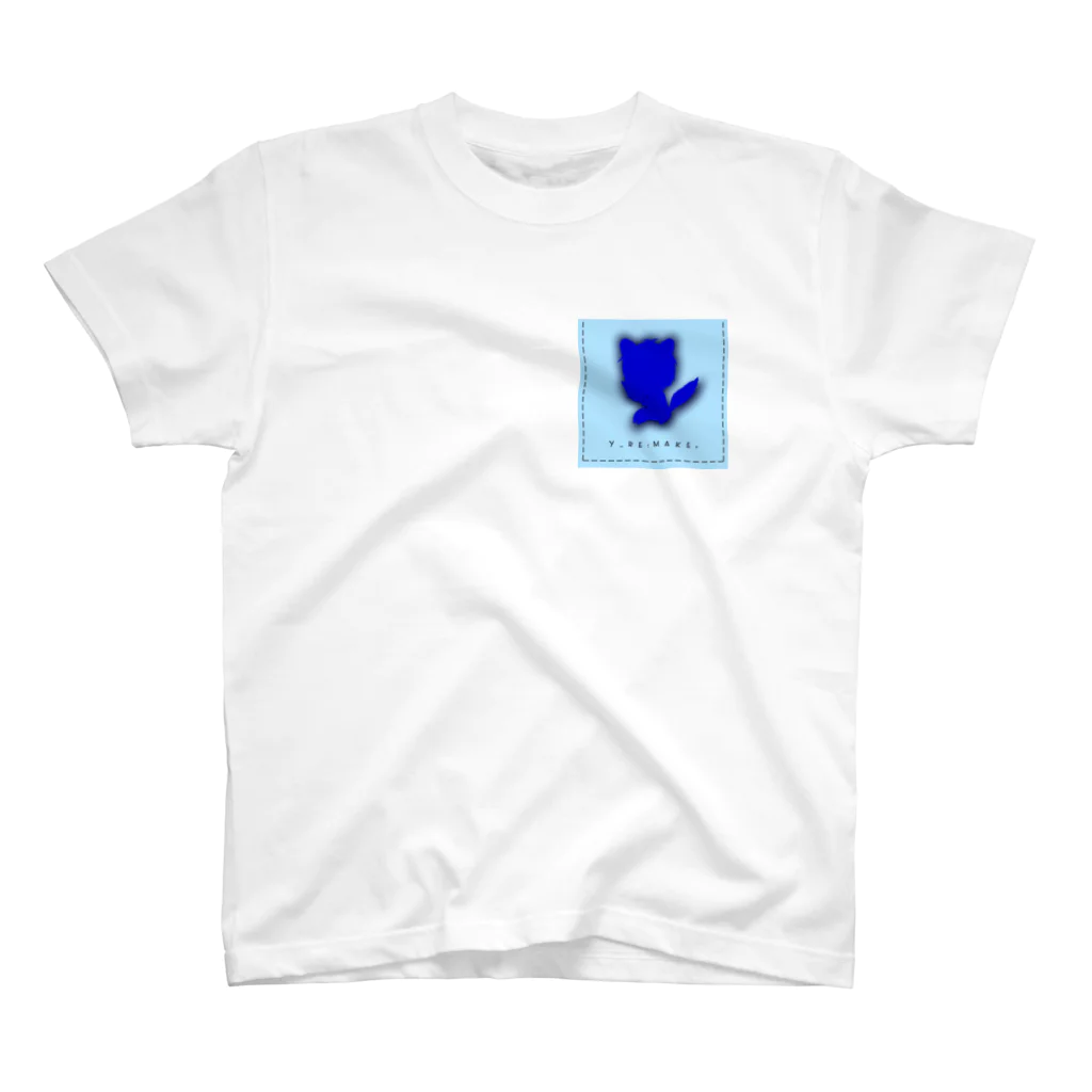 ユーリメイクのお店のY_RE:MAKE｡フェイクポケットT スタンダードTシャツ