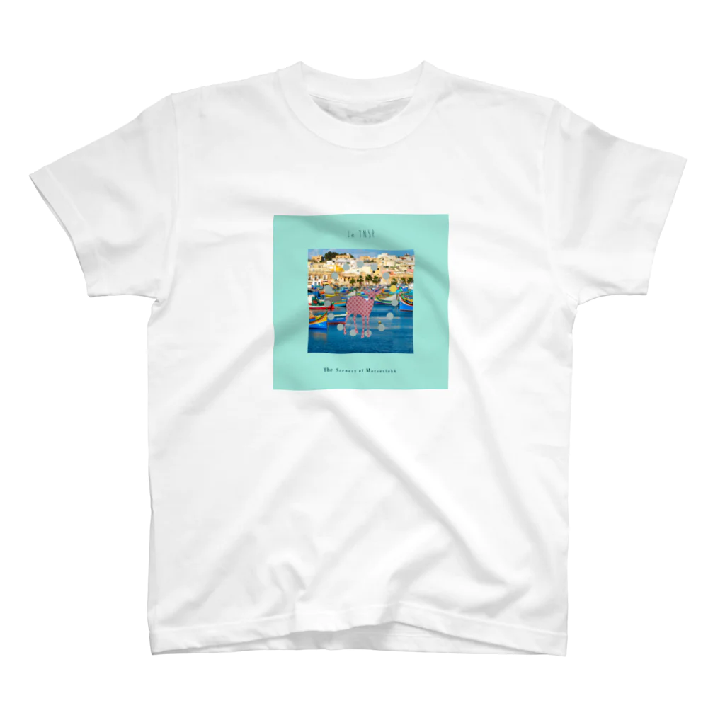 ＯＫダイレクト　powered by SUZURIのThe Scenery of Marsaxlokk Regular Fit T-Shirt