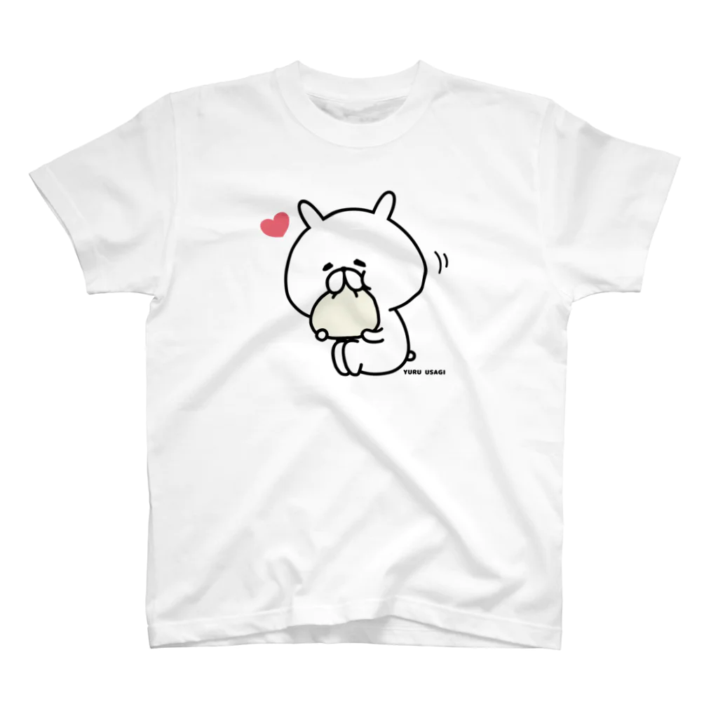 chococo_yuruusagiのゆるうさぎ はむはむ2 スタンダードTシャツ