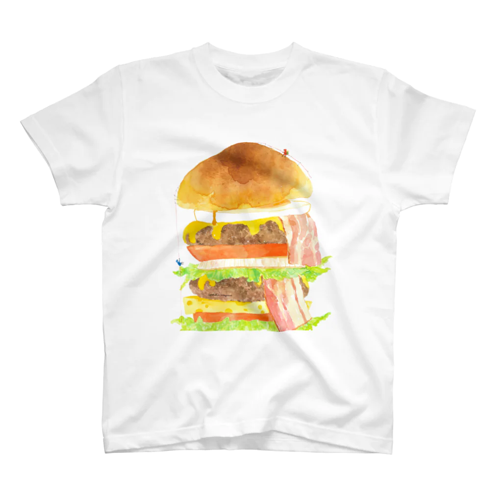 isshiki mayumiのハンバーガー登山Tシャツ Regular Fit T-Shirt
