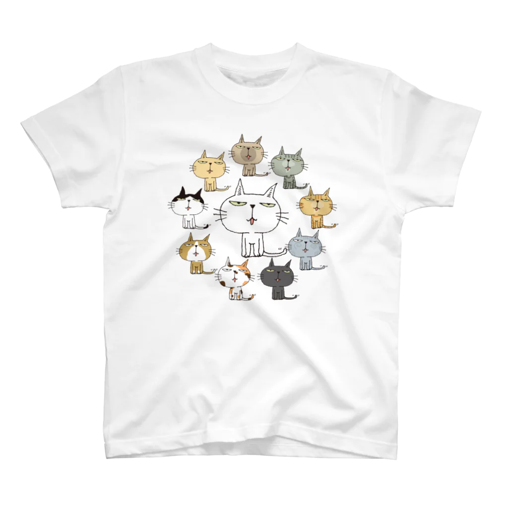 Yoshisyanのねこまんだら スタンダードTシャツ