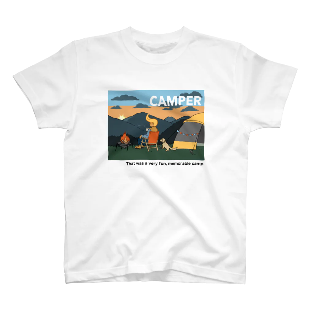 US-towingのCAMPER_朝 Regular Fit T-Shirt