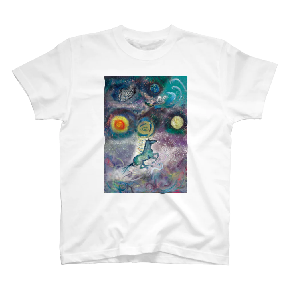 WAMI ARTの宇宙誕生とウツロヰ スタンダードTシャツ