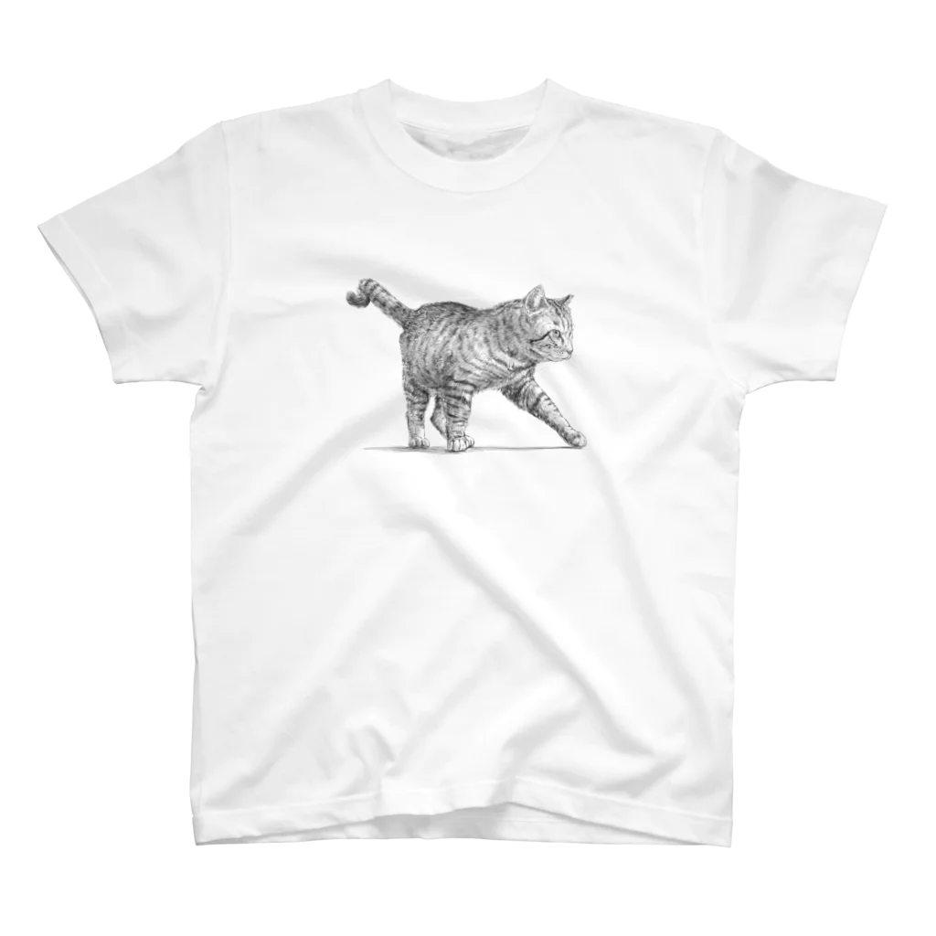 10-grove(Kidati)の【野良猫の行進】 Regular Fit T-Shirt