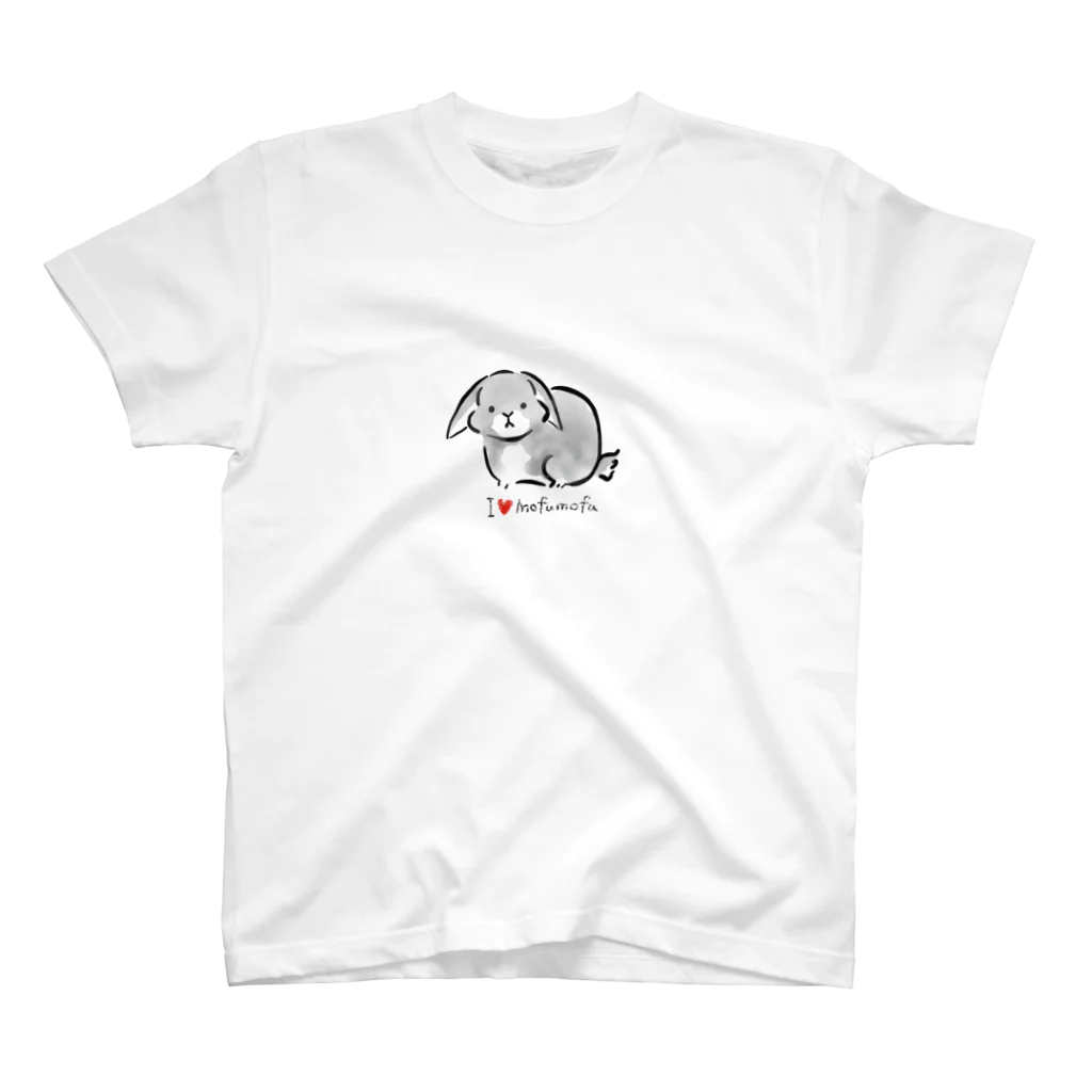 gugguのうさぎ大好き スタンダードTシャツ