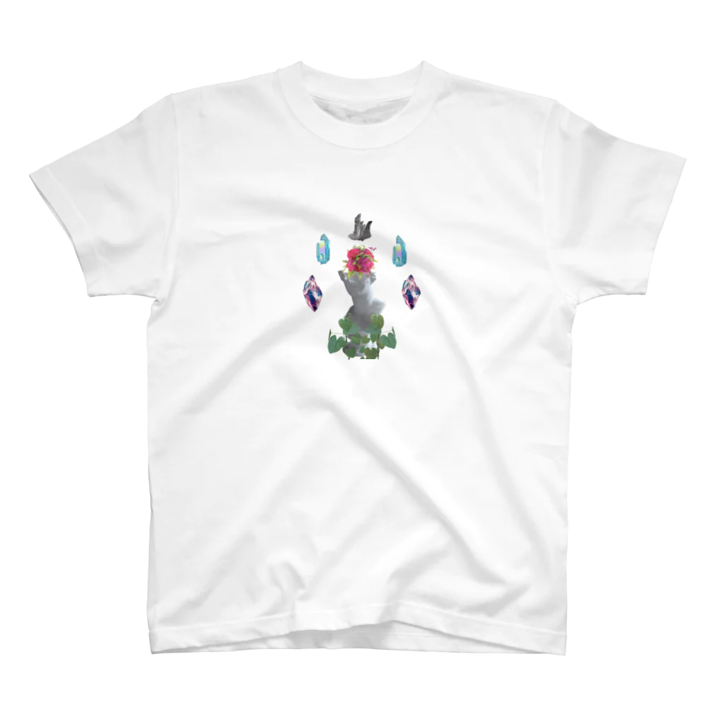 Escape to utopiaのCrystal flower スタンダードTシャツ