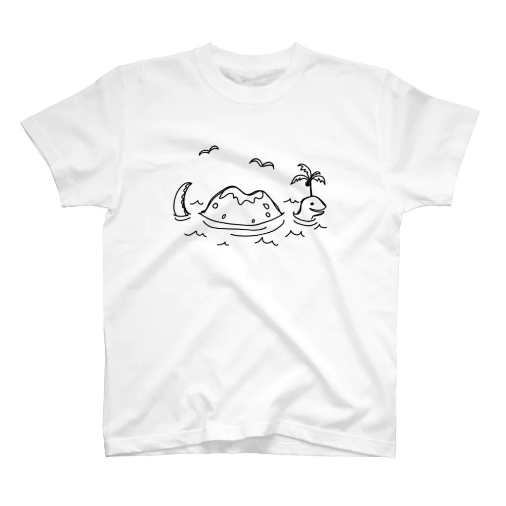 YANTA BOXの恐竜の島 Regular Fit T-Shirt
