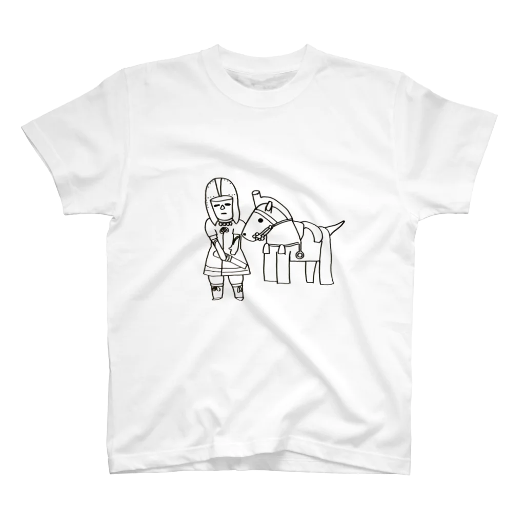 手描きTシャツやさんのはにわくん Regular Fit T-Shirt