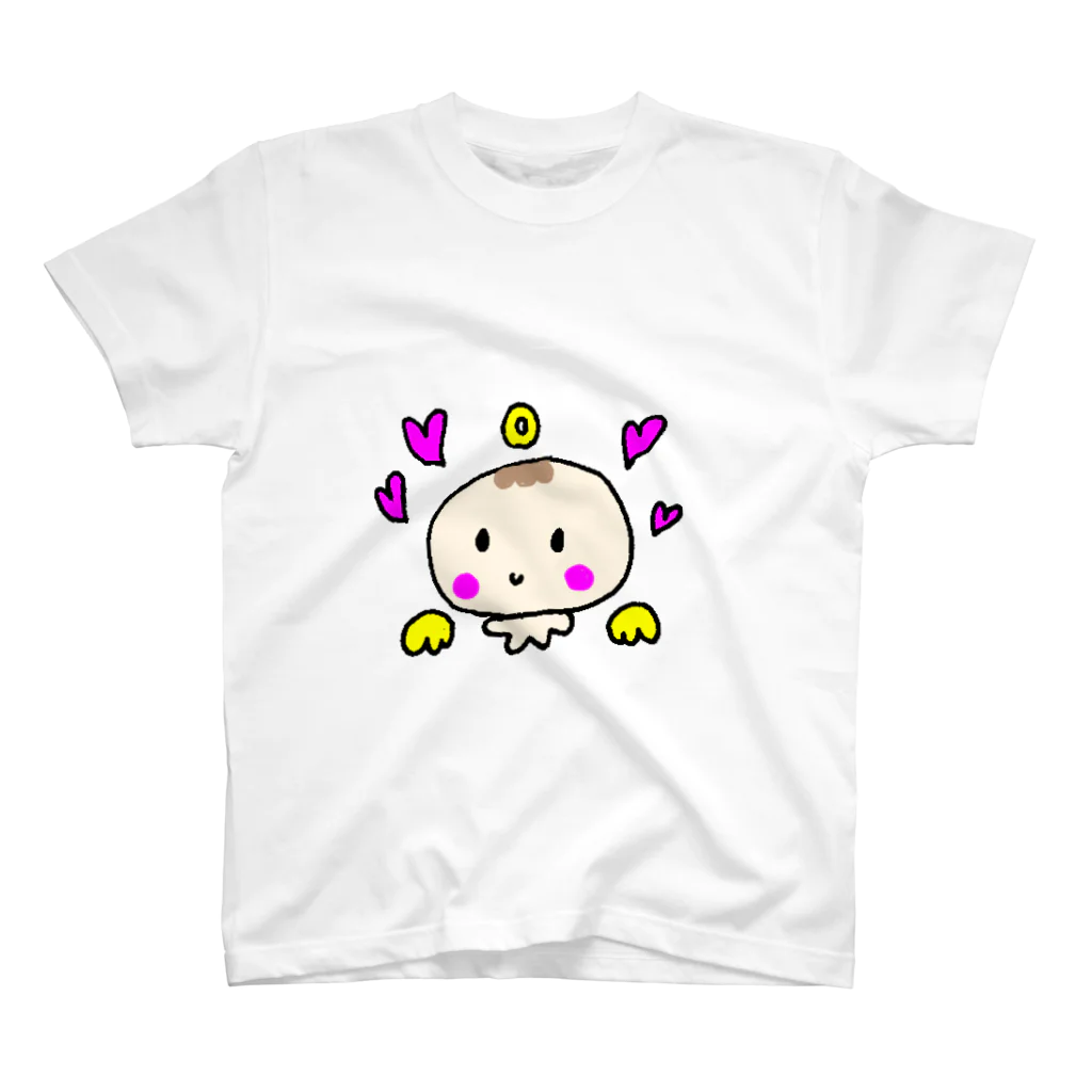 Yu-yuのゆるかわベビーの天使ちゃん スタンダードTシャツ