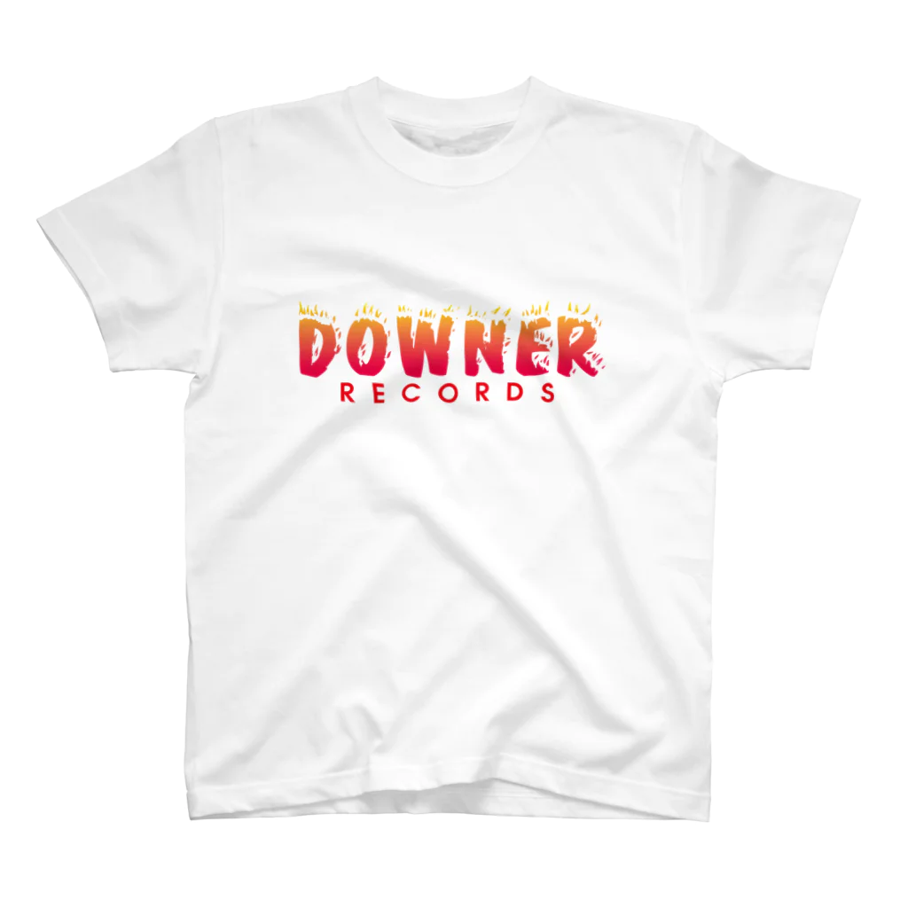 OH! BOYのDOWNER RECORDS スタンダードTシャツ