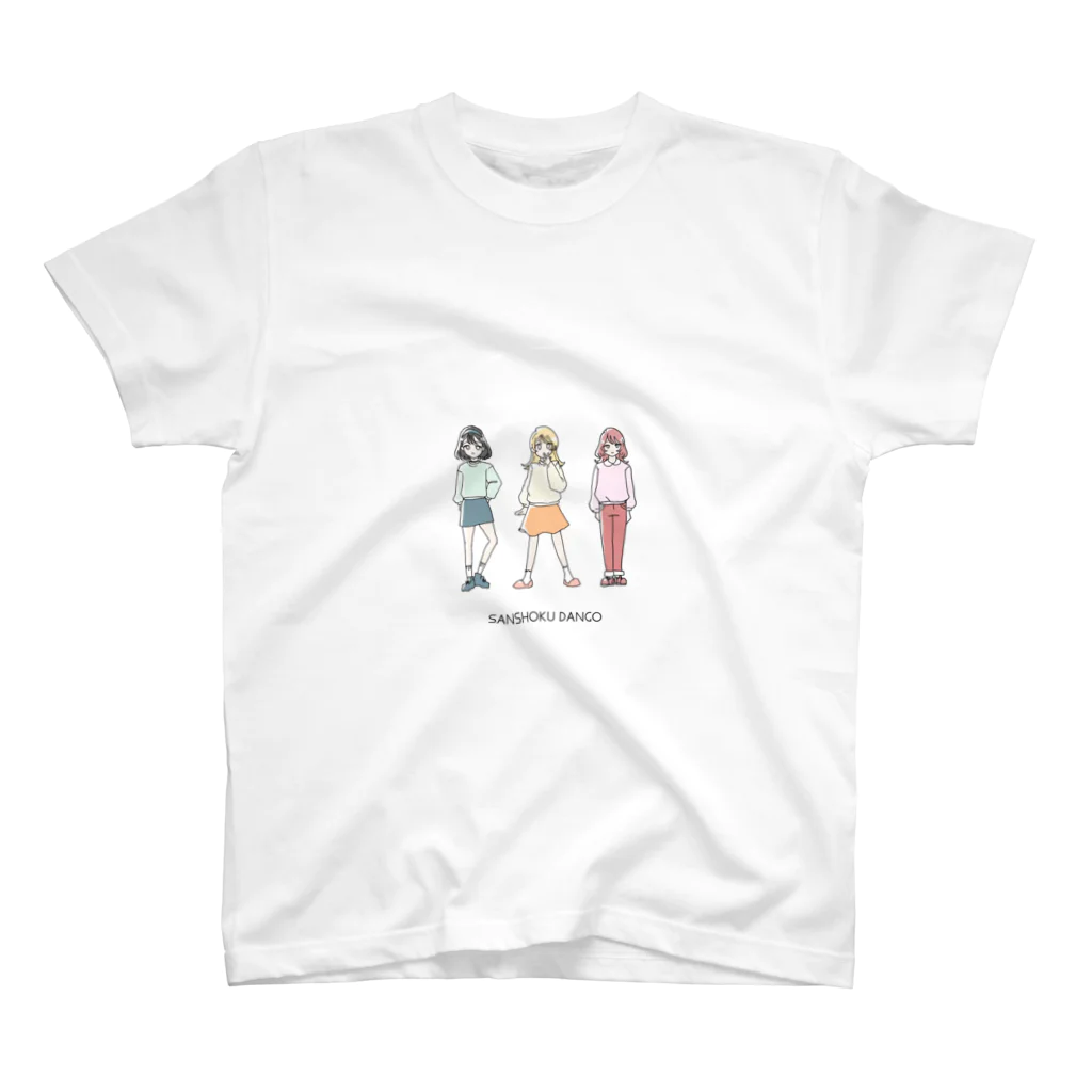 あさのふねかの三色団子ちゃん Regular Fit T-Shirt