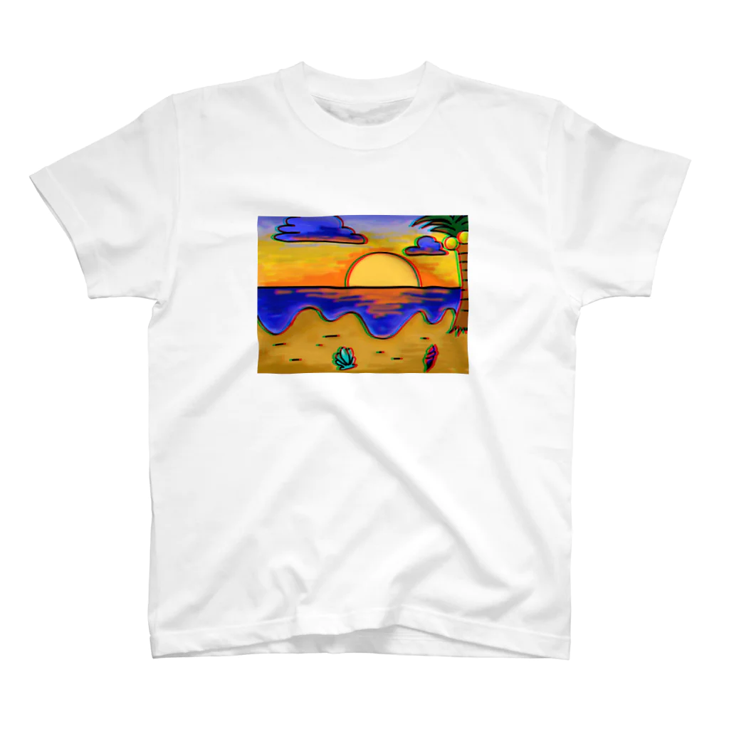 DaydreamのSunset sea Regular Fit T-Shirt