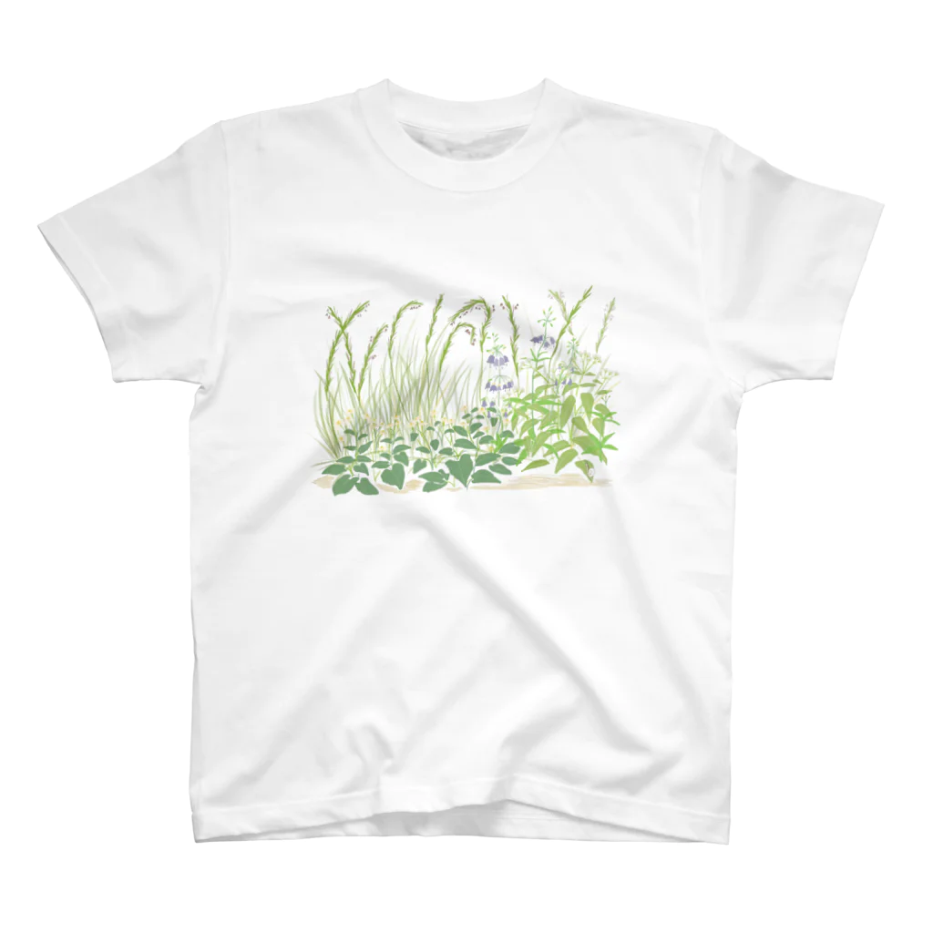 草原屋のクサハラ no３六甲山 スタンダードTシャツ