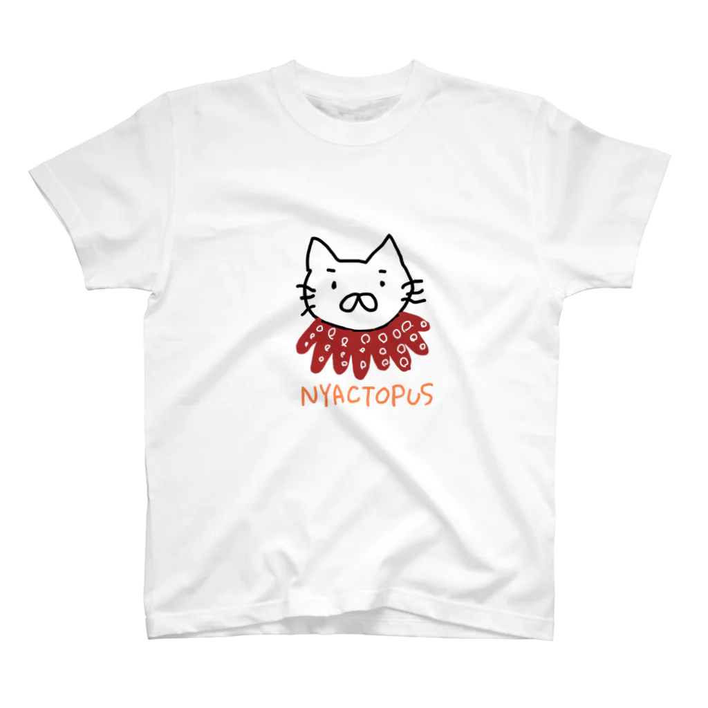 (~ みゆう 'ω' )~のニャクトパス スタンダードTシャツ