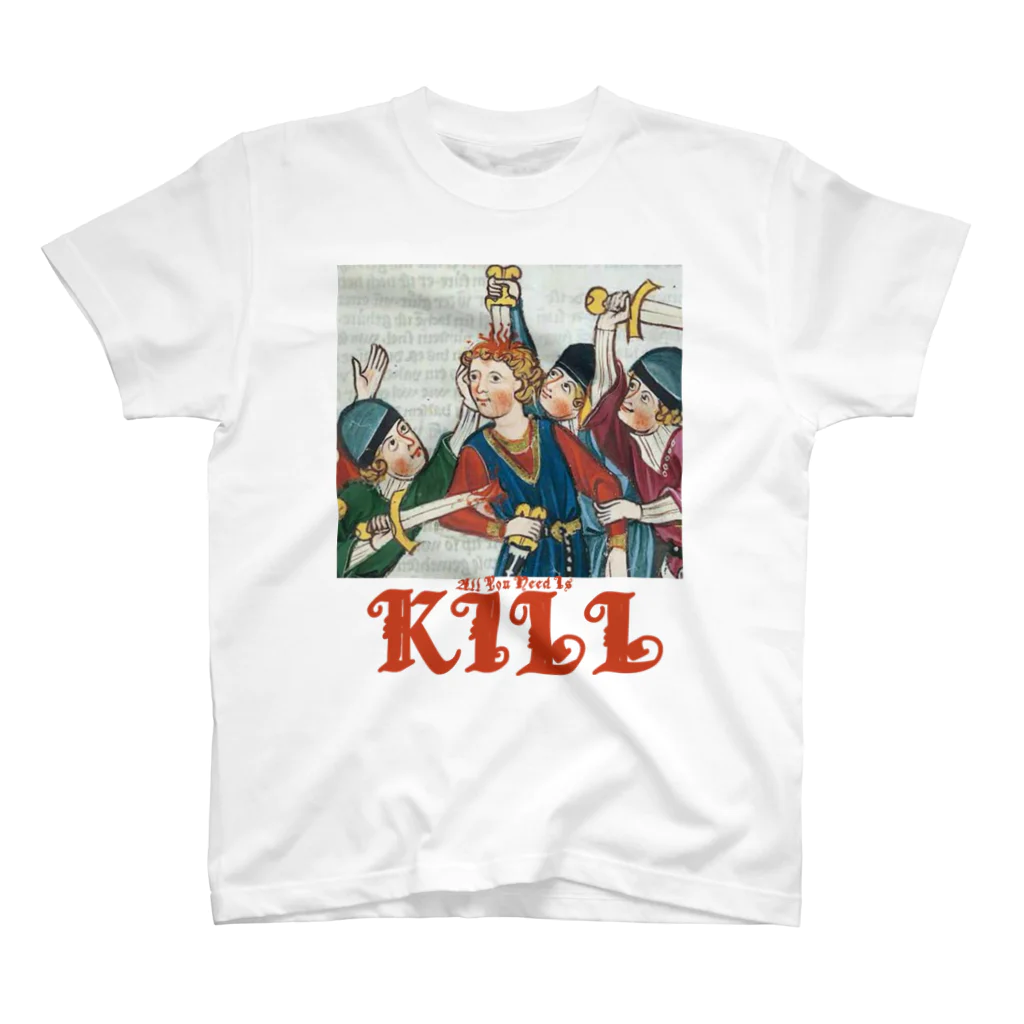 安里アンリのALL YOU NEED IS KILLのAll You Need is KILL Regular Fit T-Shirt