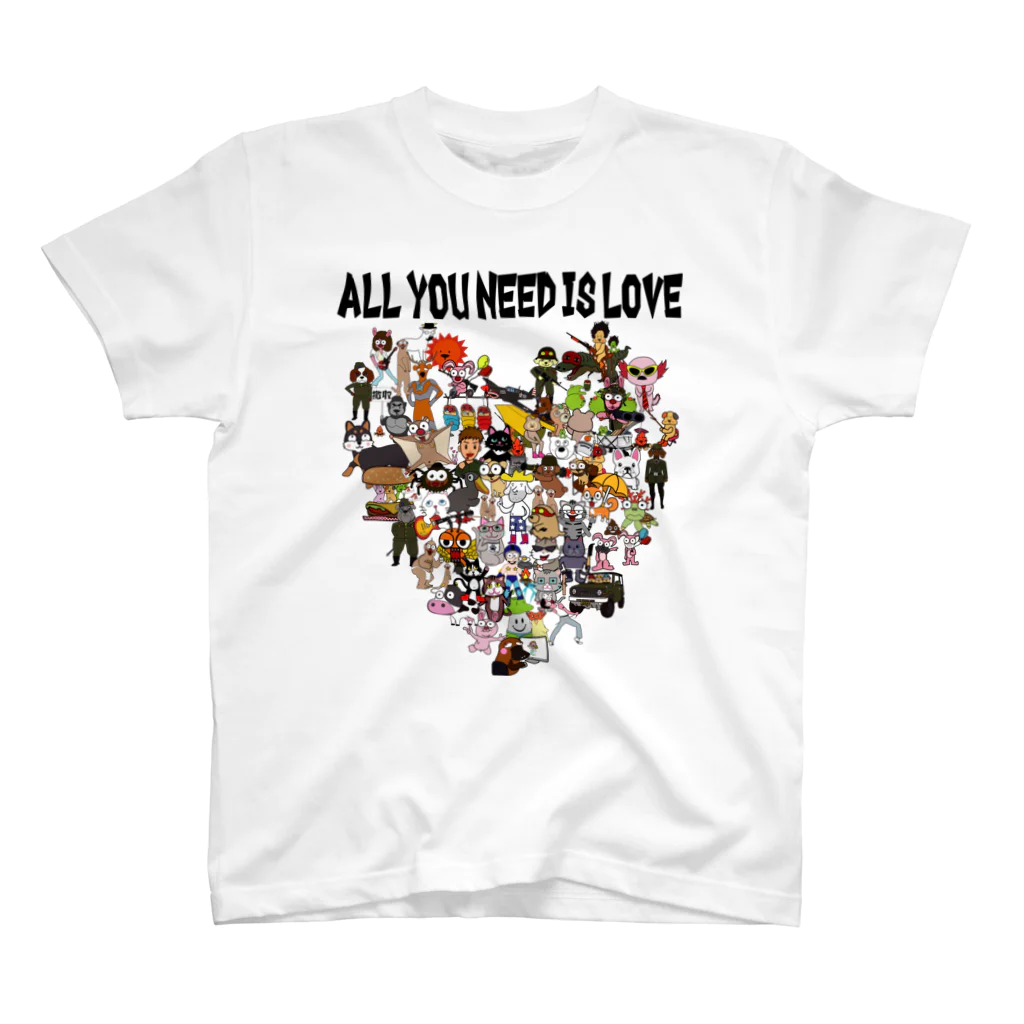 ハイジのキャンプのall you need is love スタンダードTシャツ