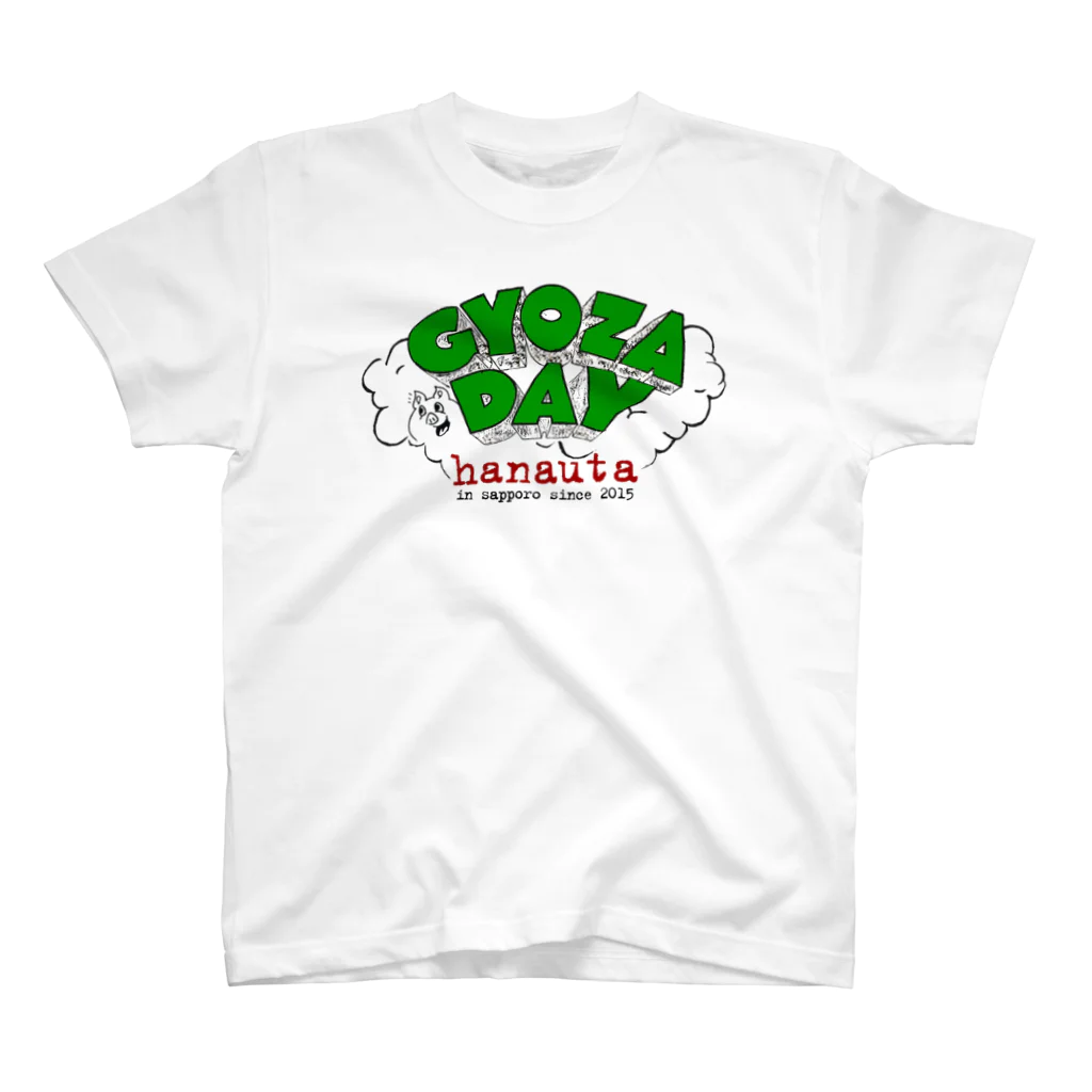 ラーメン・餃子 ハナウタ&GYOZA DAYのGYOZA  DAY&HANABUTA Regular Fit T-Shirt