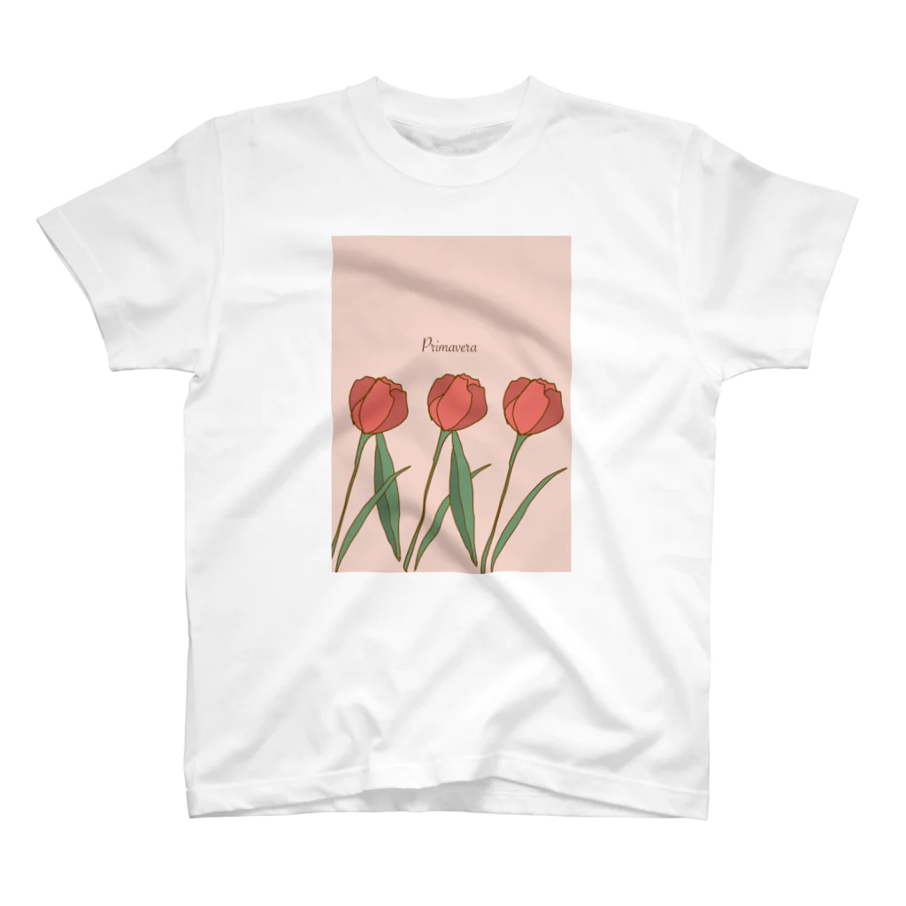 sacchimo_designの春チューリップ スタンダードTシャツ