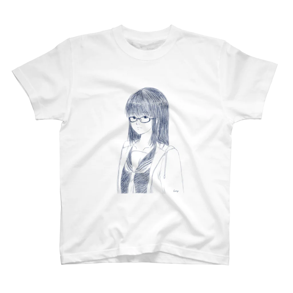 群青レモンのセーラー服_kmp/GL スタンダードTシャツ