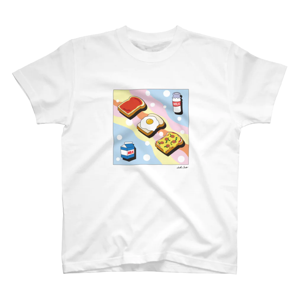 Beagle & BearのMilk and Plain bread  スタンダードTシャツ