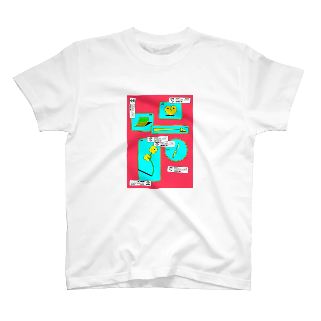 フタガミ ハルキミのLIFE スタンダードTシャツ