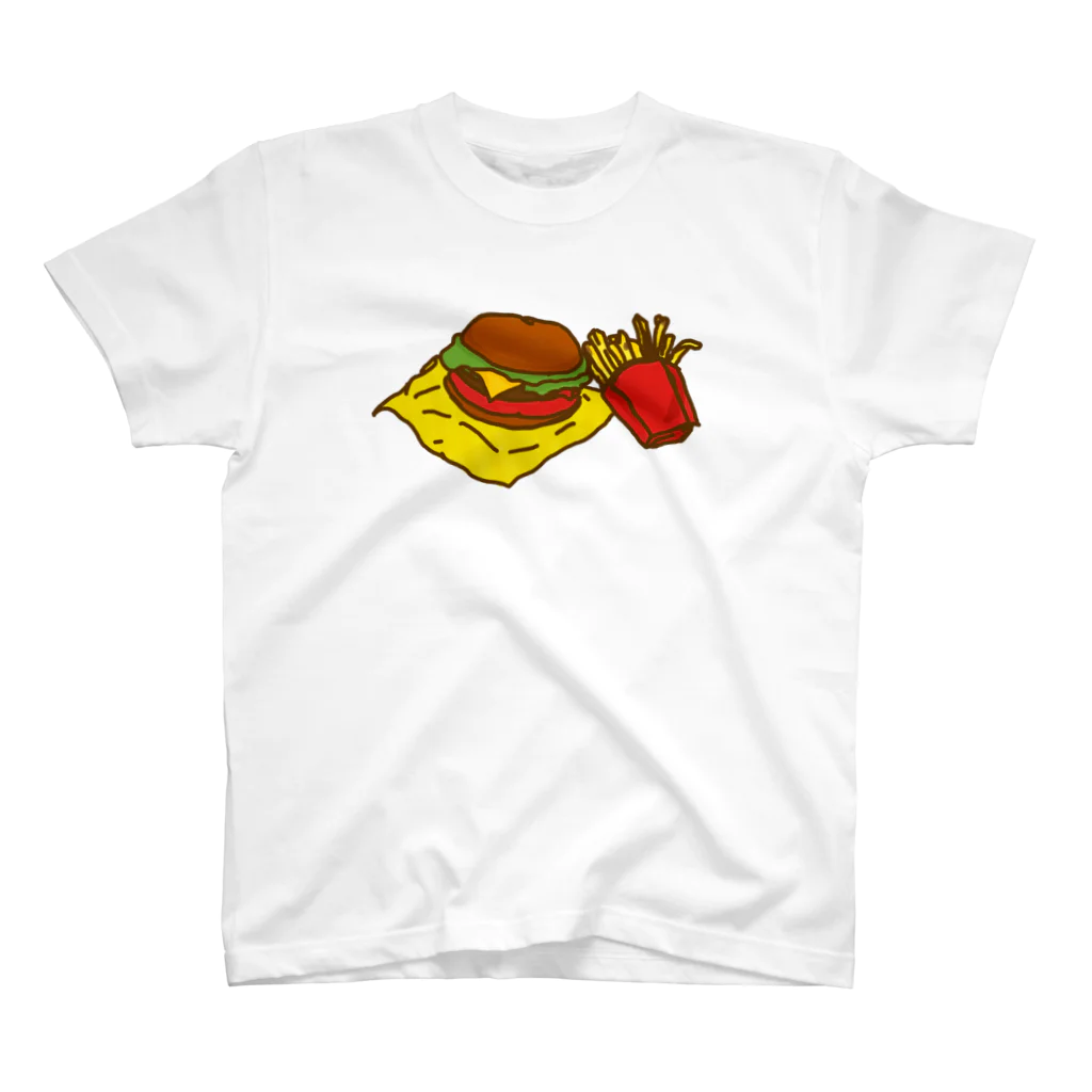 ネコックさんのネコックさんのハンバーガー スタンダードTシャツ