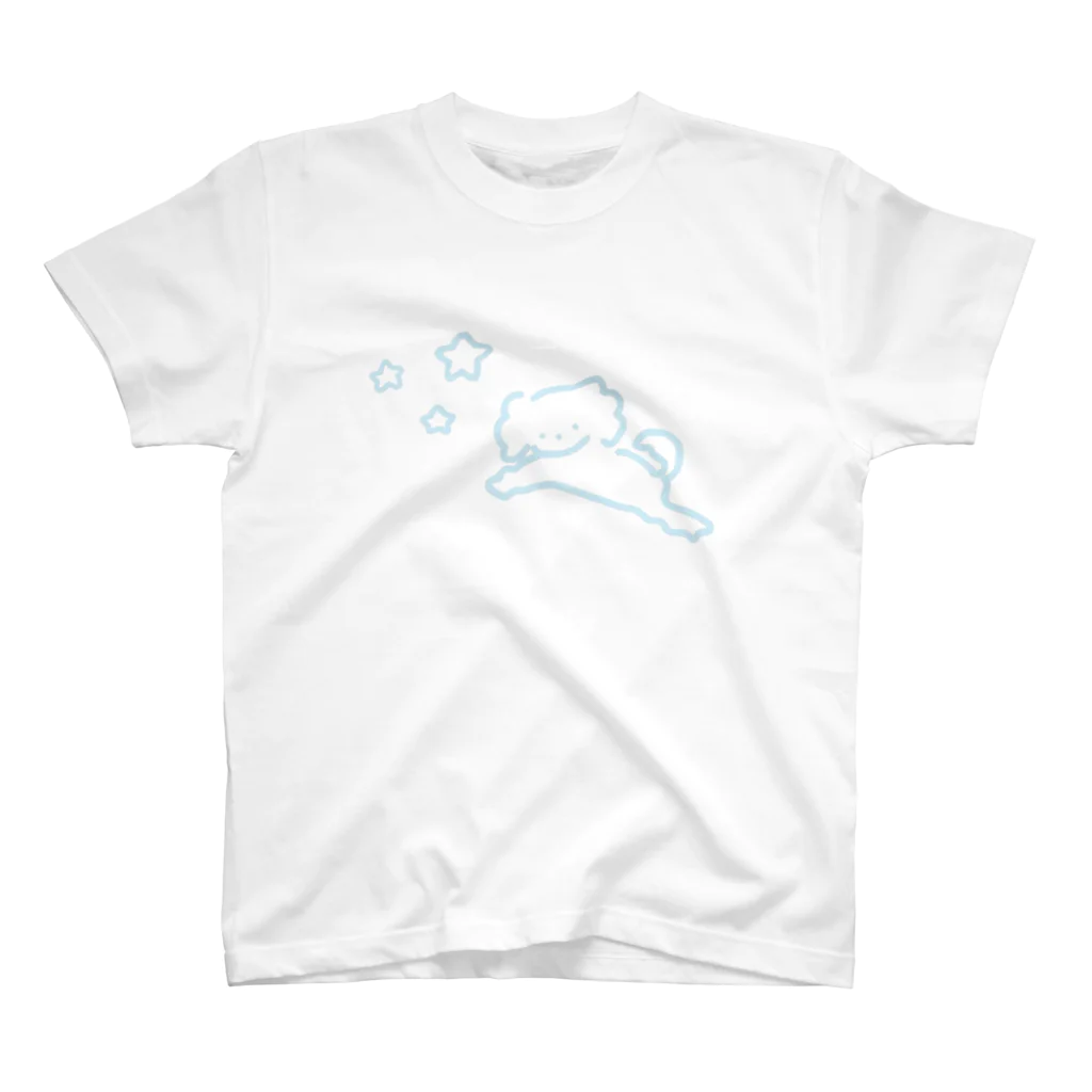 にゃの空を飛ぶわんこ スタンダードTシャツ