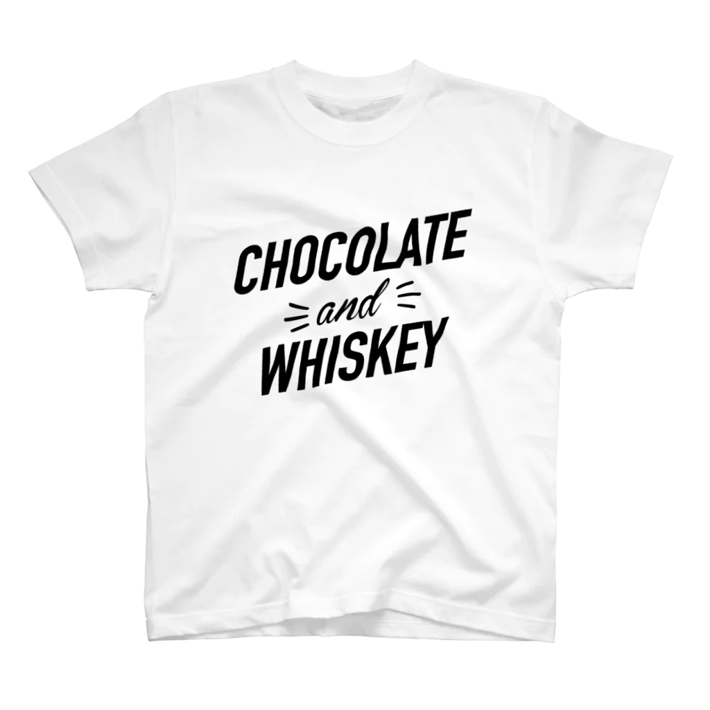 グラフィンのCHOCOLATE AND WHISKEY　チョコレート＆ウィスキー スタンダードTシャツ