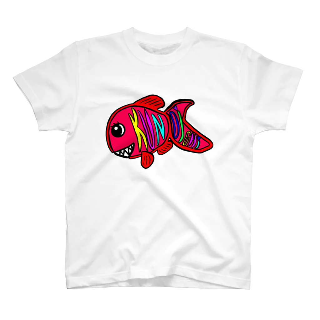 KUNOICHIのKUNOICHI金魚ロゴ スタンダードTシャツ