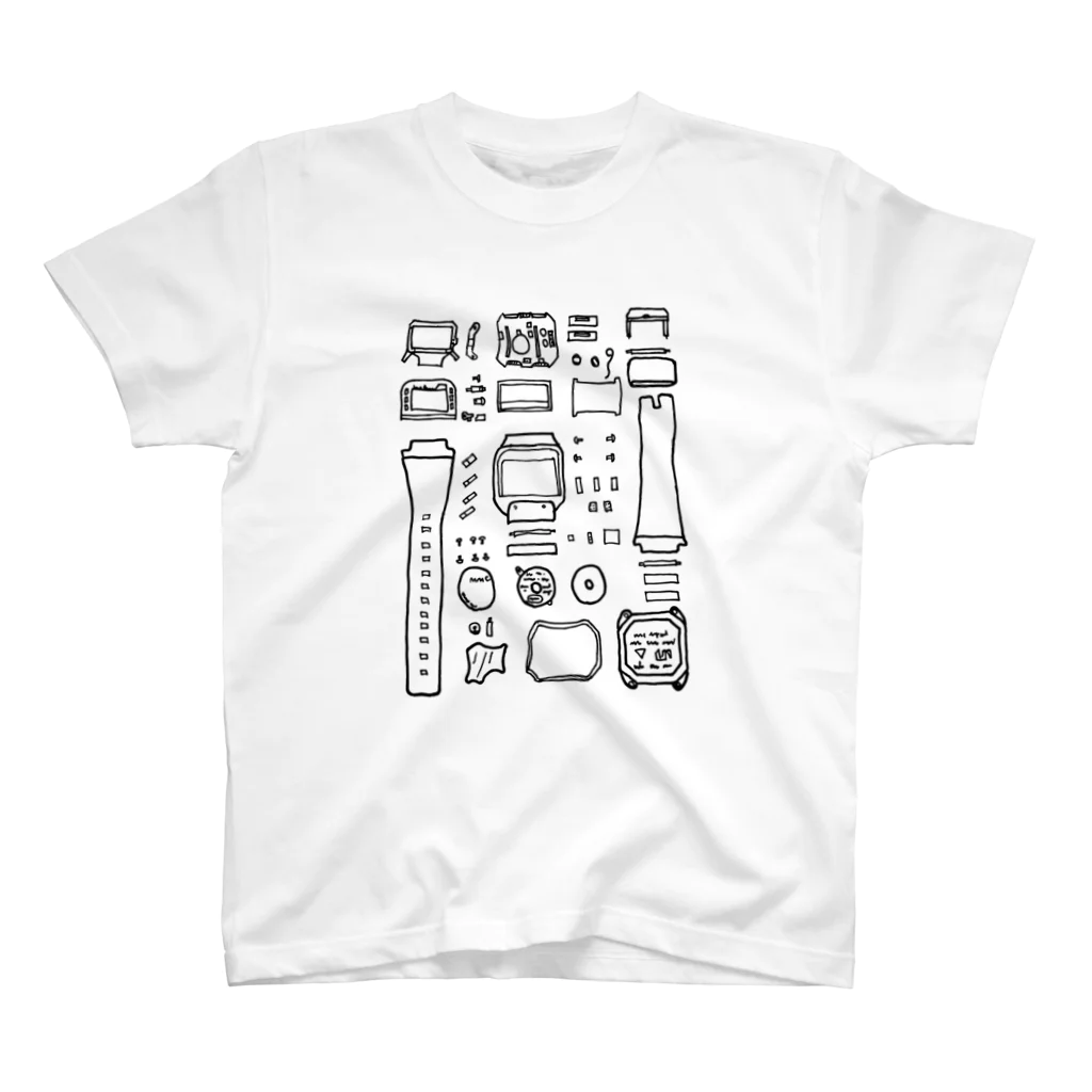 サブカルビジネスセンターのかしわぎ：バラバラデジタル Regular Fit T-Shirt