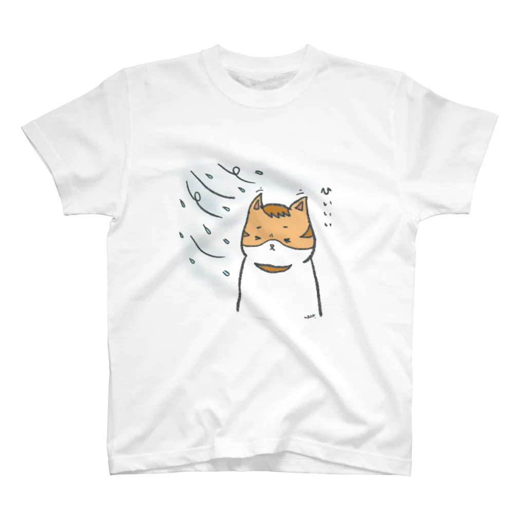 いろはねこのかぜつよいいいい スタンダードTシャツ