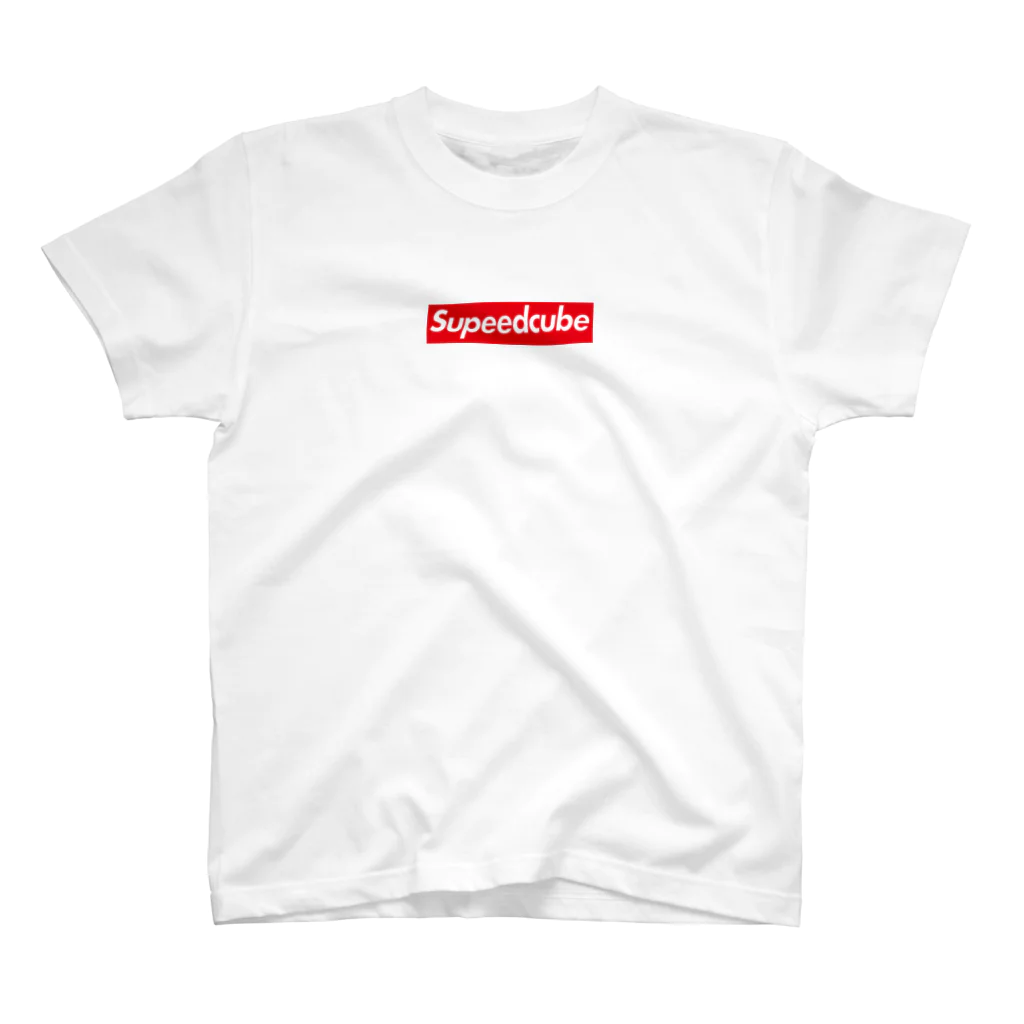 ハナオ商店のSpeedcube赤ロゴ スタンダードTシャツ