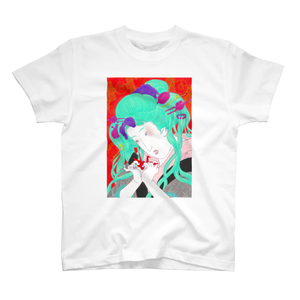 チョモランマリのUKIYOE☆ スタンダードTシャツ