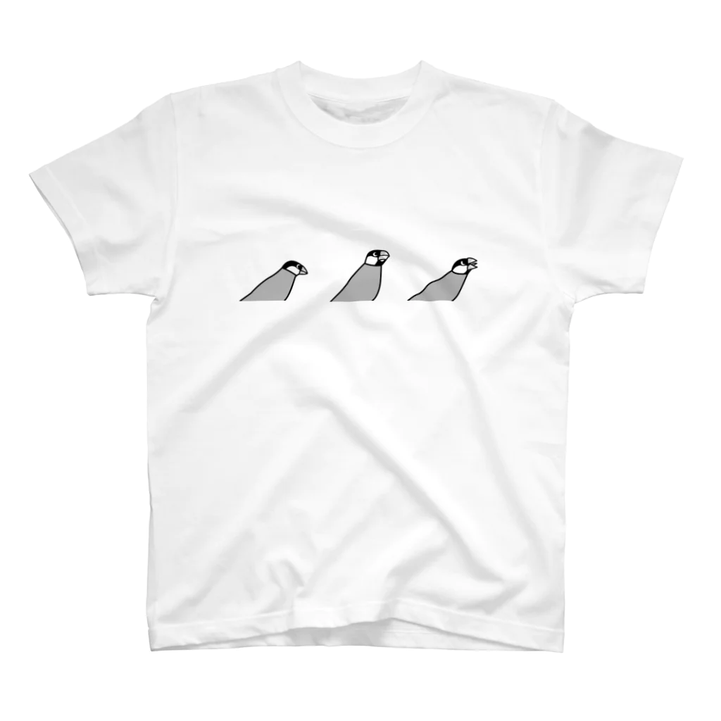 たかはらの突然キレる文鳥 スタンダードTシャツ