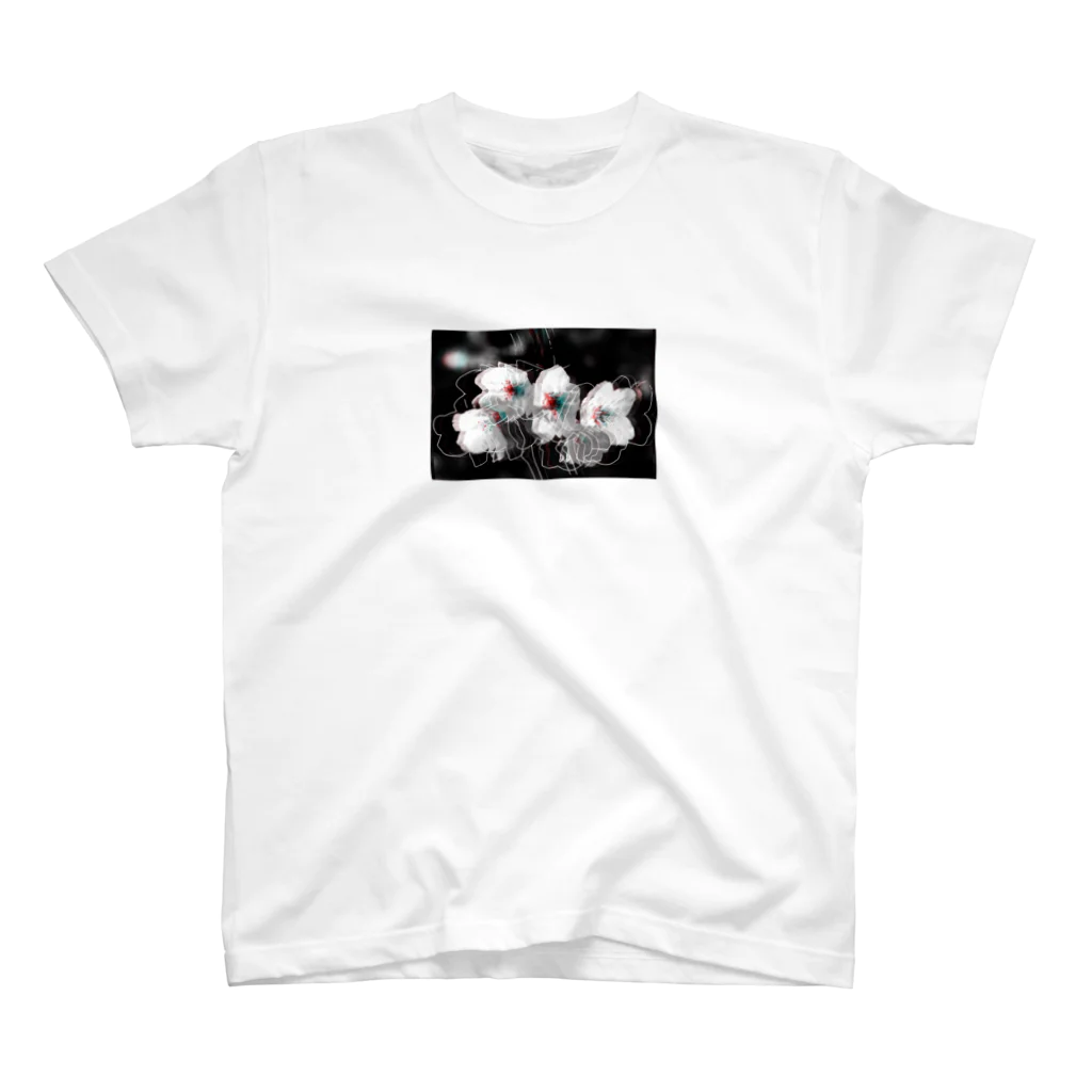 花壇の桜ビット スタンダードTシャツ