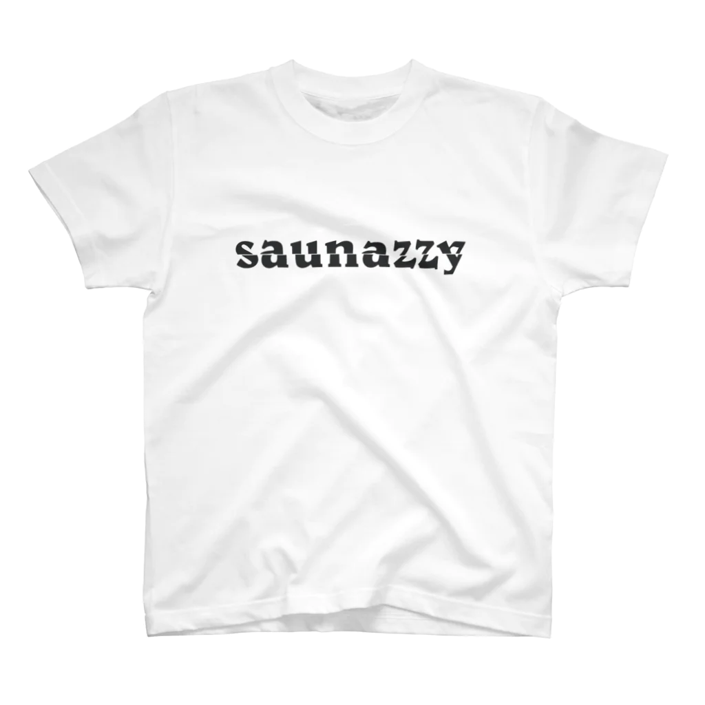 Saunazzyの【saunazzy】スラッシュロゴTシャツ Regular Fit T-Shirt