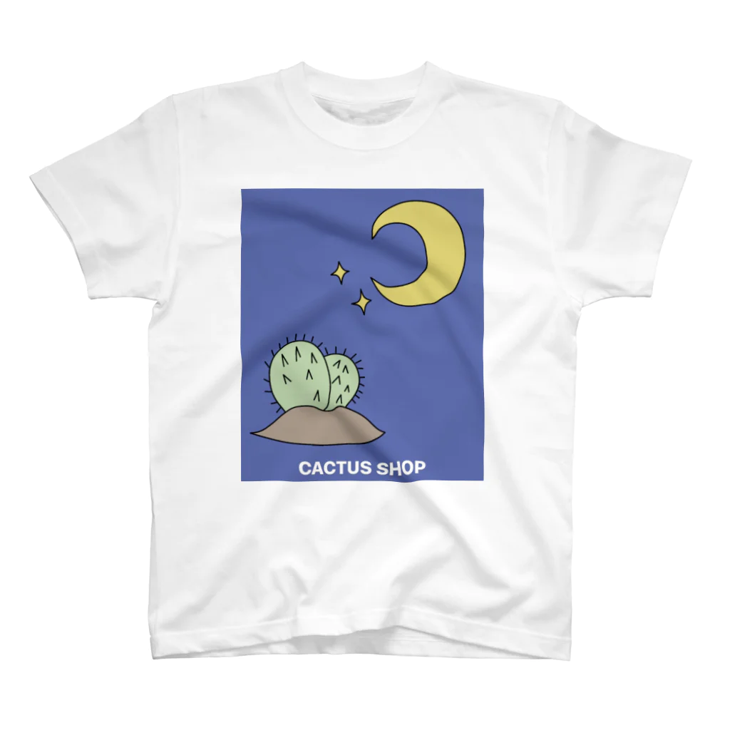 CACTUS SHOPの夜のサボテンちゃん Regular Fit T-Shirt