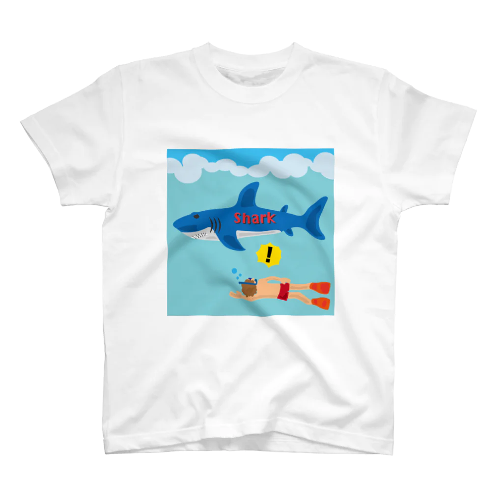 HARRIVERのお絵描き屋さんの海は危険がいっぱい！ スタンダードTシャツ