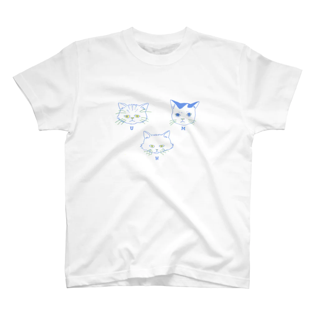 コミックティッシュの3neko  スタンダードTシャツ