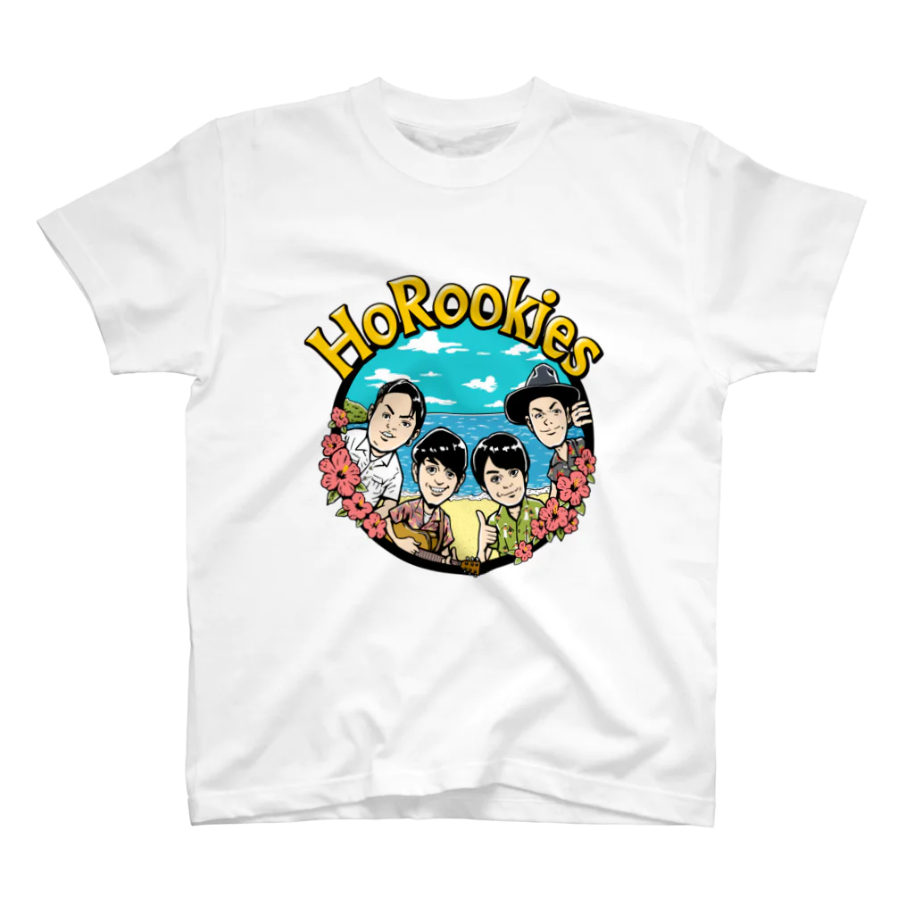 HoRookies SUZURI ショップのNukui Bogard × HoRookies Tシャツ Regular Fit T-Shirt