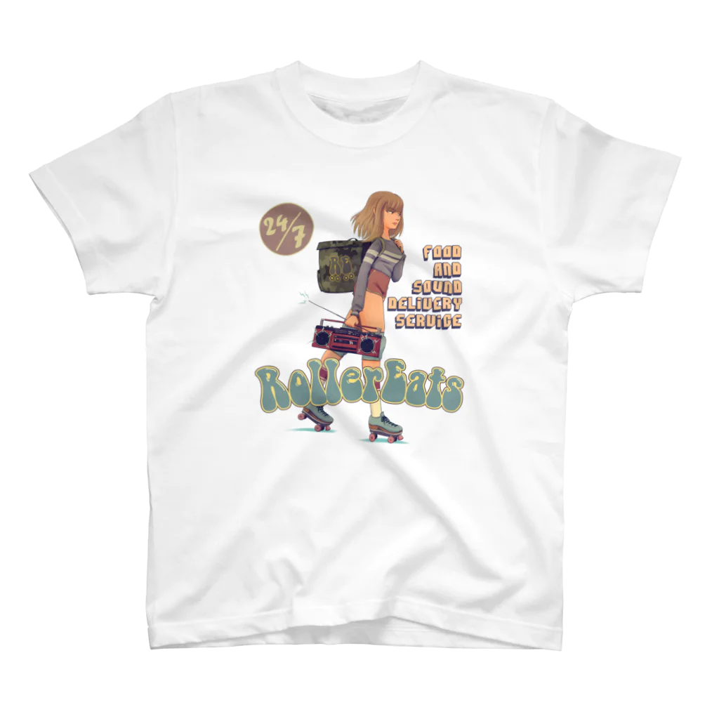 nidan-illustrationの"ROLLER EATS" スタンダードTシャツ