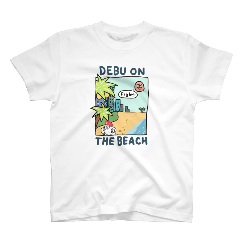 GOOD DYA MARKETのDEBU ON THE BEACH スタンダードTシャツ