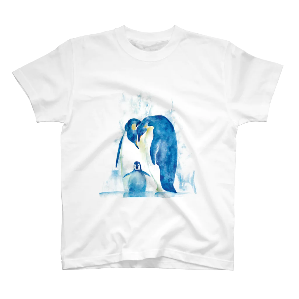 color+lifeの皇帝ペンギン スタンダードTシャツ