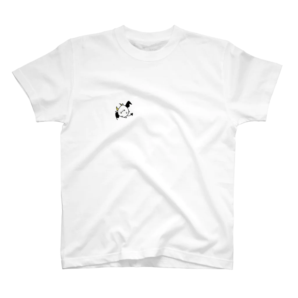 【公式】あくまねこのわんぽいんとあくまねこ Regular Fit T-Shirt