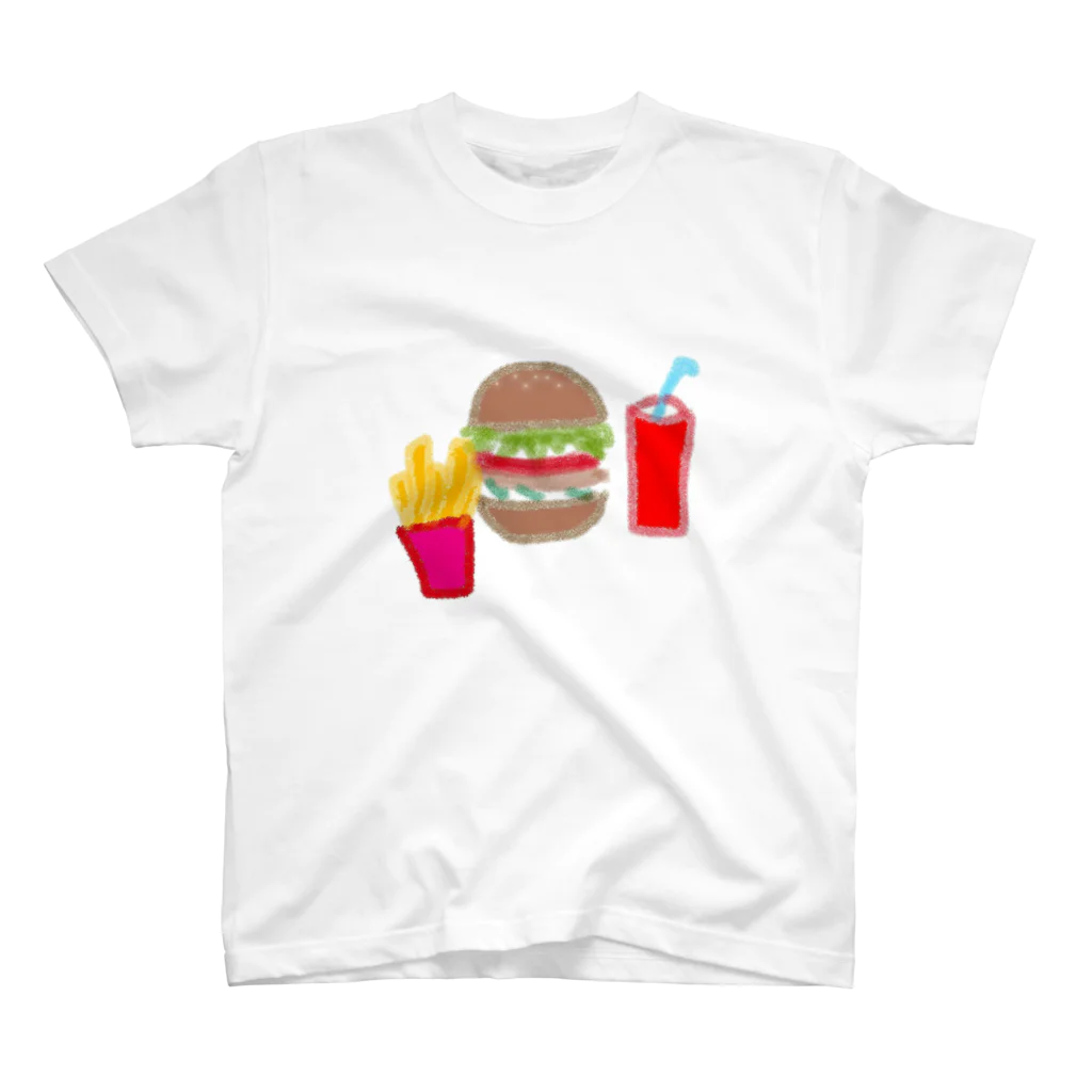 Yumicoco artshopのハンバーガーセット Regular Fit T-Shirt