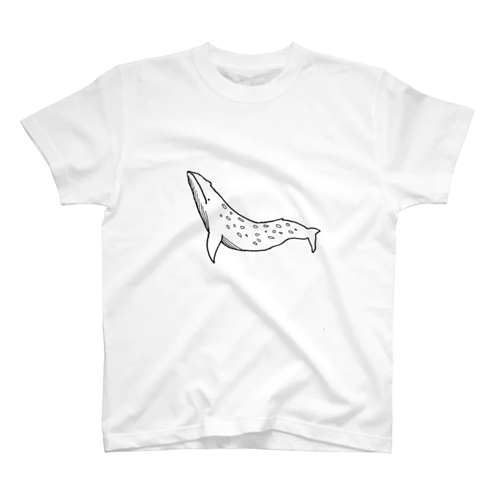 アトリエサイトウのシロナガスクジラ スタンダードTシャツ