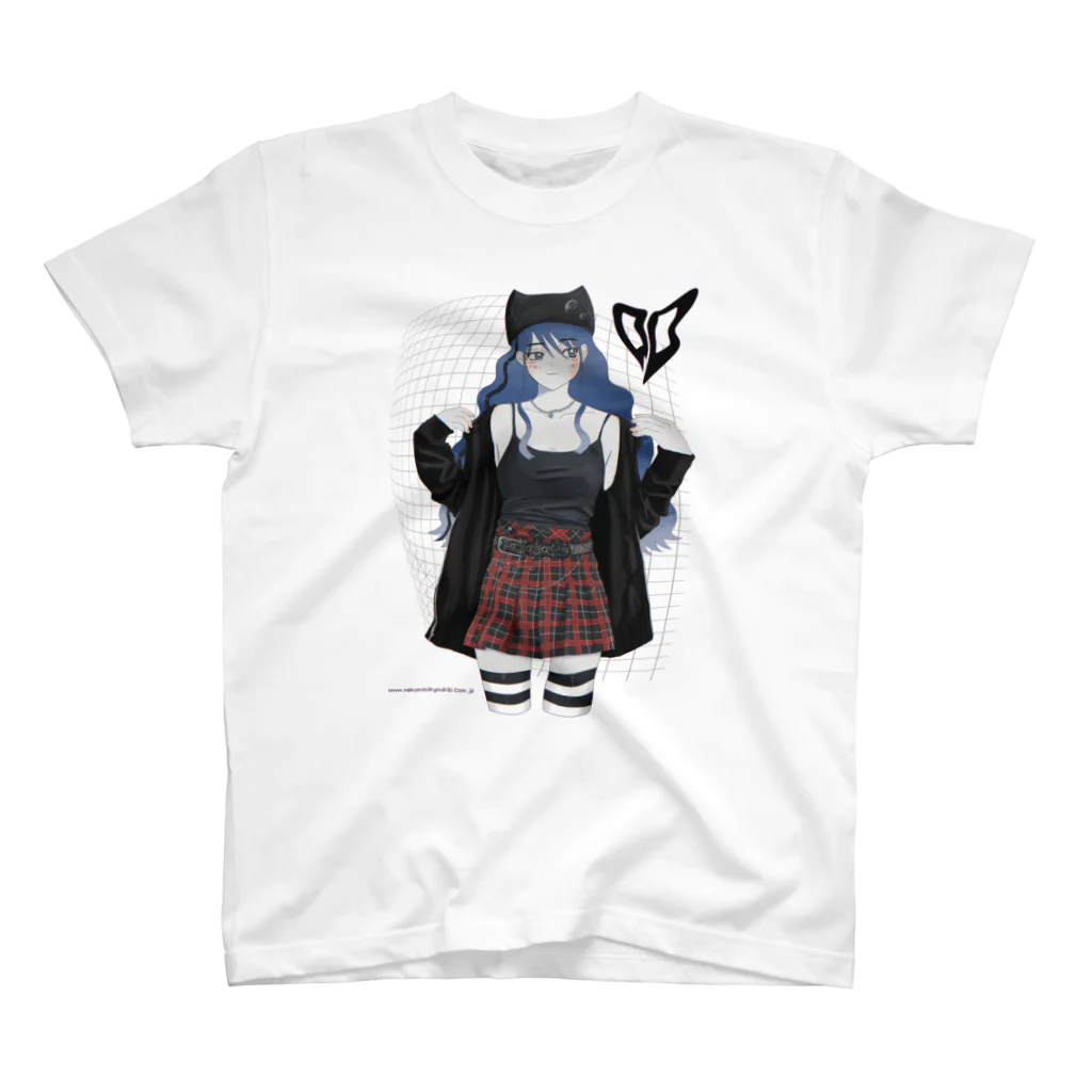 化け猫の☠️ロックな女☠️ スタンダードTシャツ