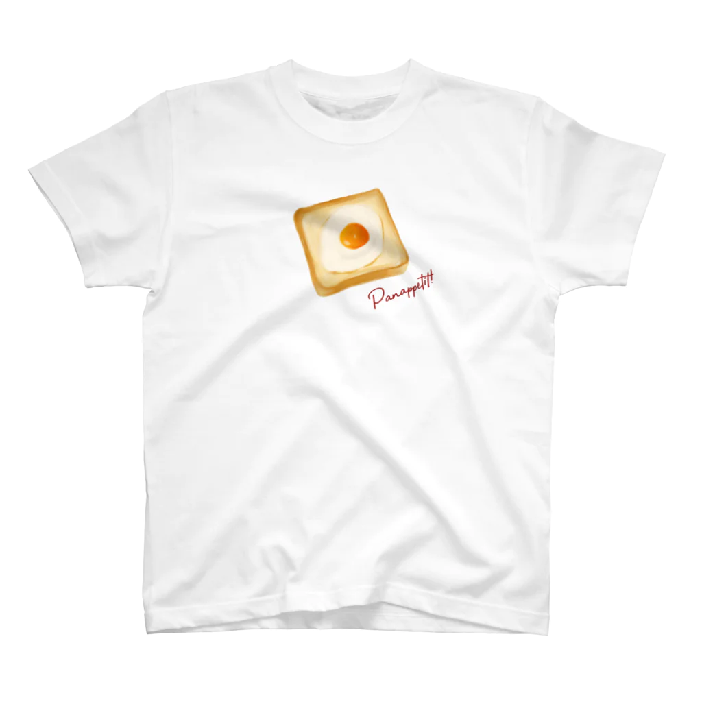 pan appetit!の目玉トースト スタンダードTシャツ